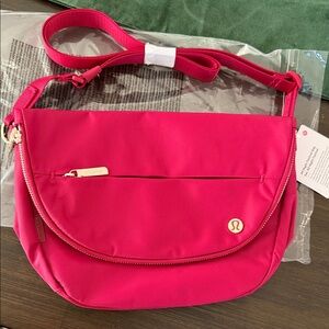 Lululemon Athletica Vibrant Pink Crossbody Bag 5L